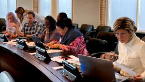 Participants during a training course on Article VI Obligations