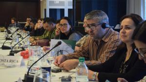 Participants at a training-of-trainers course in Montevideo