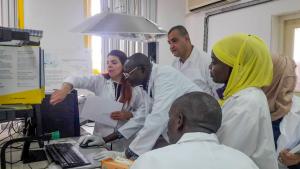 Participants at training as part of OPCW Africa Programme