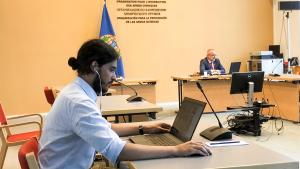 Participant during a regional general training course held online