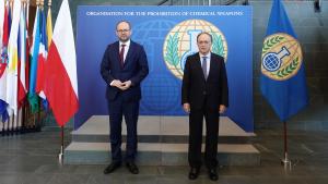 Deputy Minister of Foreign Affairs of Poland visits the OPCW  