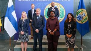 Minister of Foreign Affairs of Finland Visits OPCW Headquarters