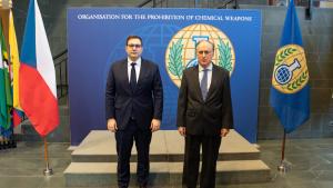 Minister of Foreign Affairs of the Czech Republic meets OPCW Director-General 