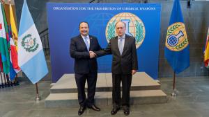 Minister of Foreign Affairs of Guatemala meets with OPCW Director-General 