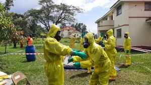 Instructors from East Africa enhance their chemical emergency response skills