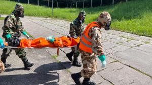 First responders train with real chemical warfare agents in Slovakia