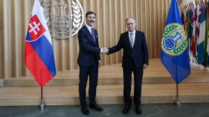 Minister of Foreign and European Affairs of Slovakia and the OPCW Director-General.