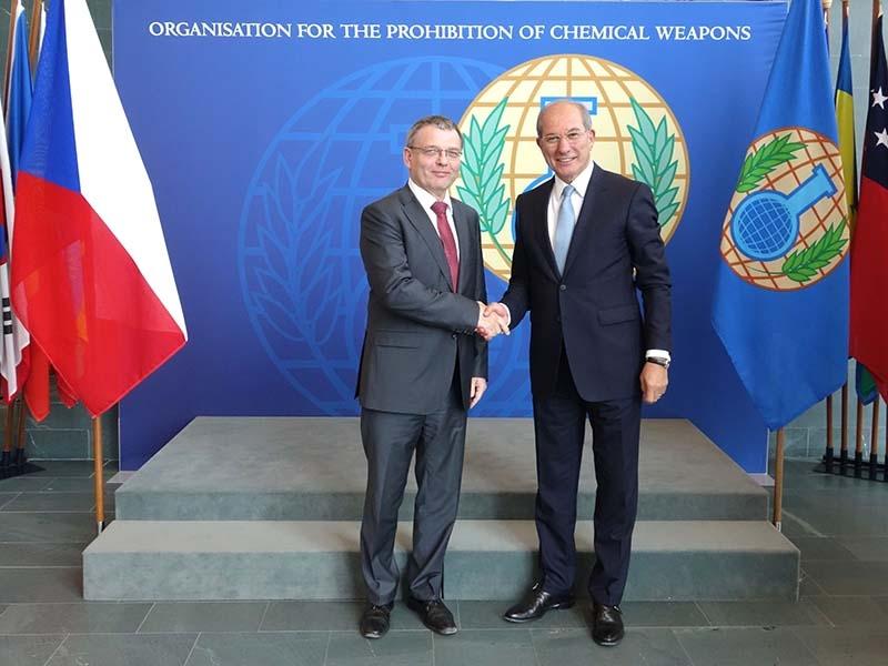 Minister of Foreign Affairs of the Czech Republic Visits the OPCW OPCW